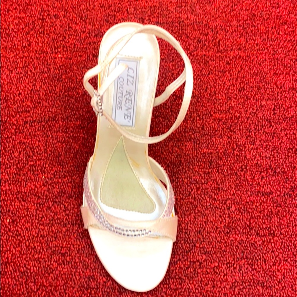 Silk bridal shoes